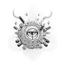 trust no one tattoo design idea