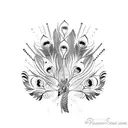 Peacock tattoo design idea