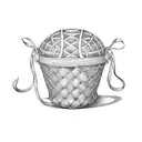 ballon basket  tattoo design idea