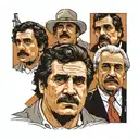 make me a tattoo where mount rushmore has the face of pablo escobar tony montana the godfather tattoo design idea