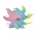 disney stitch tattoo design idea