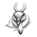 geese tattoo design idea