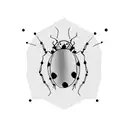 Ladybug tattoo design idea