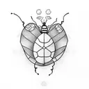 Ladybug tattoo design idea