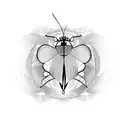 Ladybug tattoo design idea
