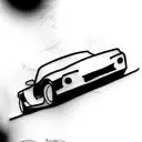 drifting supra tattoo design idea