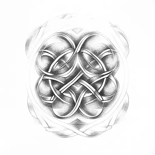 tree of life with Celtic knots  tattoo design idea