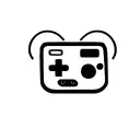 stylised SNES Controller silhouette tattoo design idea