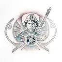Luke skywalker tattoo design idea