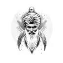 warrior saint sikh tattoo design idea