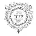 inscription looped in a circle tattoo design idea