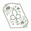 five leaf clover and ace of spades card design featuring tattoo design idea