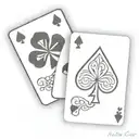 five leaf clover and ace of spades card design featuring tattoo design idea