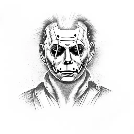 Michael Myers Halloween tattoo design idea