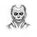 Michael Myers Halloween tattoo design idea