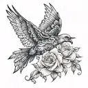 letting go of the past tattoo design idea
