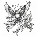 letting go of the past tattoo design idea