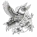 letting go of the past tattoo design idea