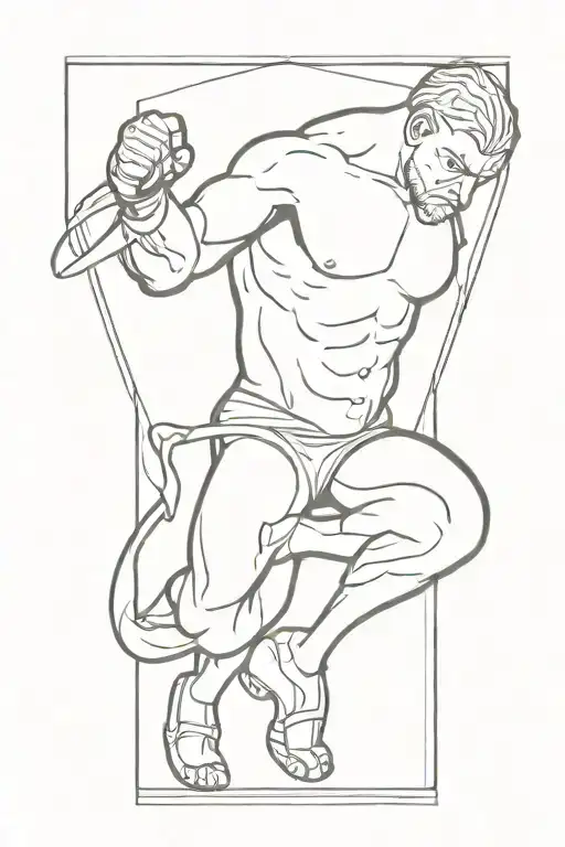 MMA tattoo design idea