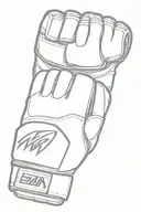 MMA gloves tattoo design idea