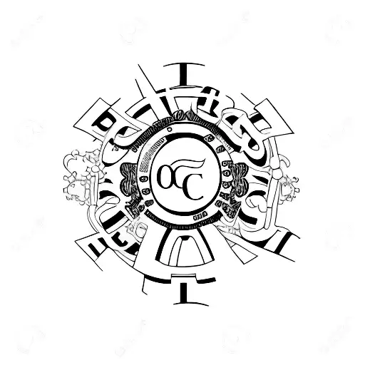 JRC as initials with 03 august 2001 tattoo design idea