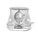 weighing machine balance tattoo design idea