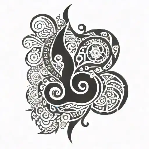 croatian and māori tatoo design tattoo design idea