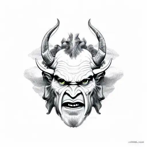 The Devil Entrance tattoo design I did for (old skool) Riki Puttock. Give  Riki a follow as he loves a bit of pintres… | Old school tattoo, Devil  tattoo, Tattoo blog