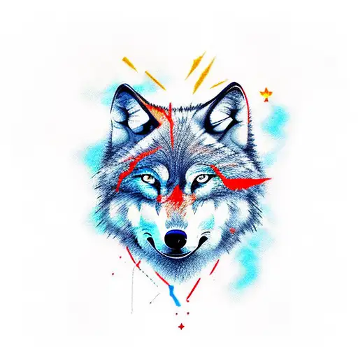 wolf Jack of all trades tattoo design idea
