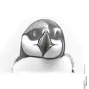 chilly willy penguin tattoo design idea