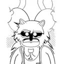 regular show tattoo design idea