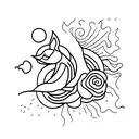 sunrise  tattoo design idea