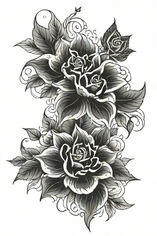 no stress tattoo design idea