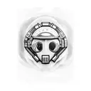 astronaut whit moon in the back tattoo design idea