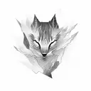 lightning and inside it represents many trips tattoo design idea