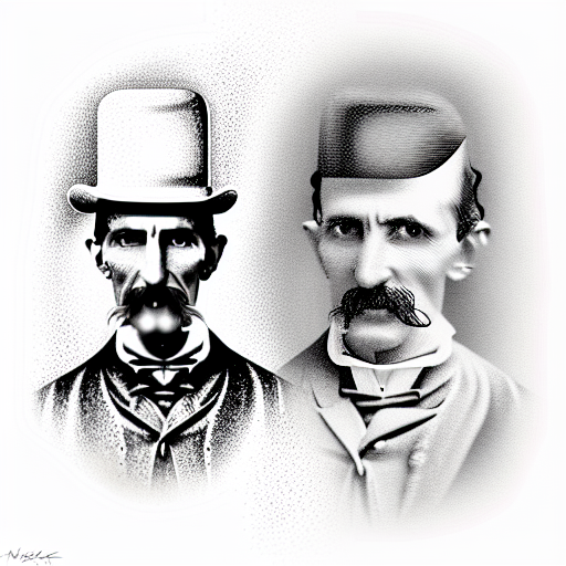 Nikola Tesla  tattoo design idea