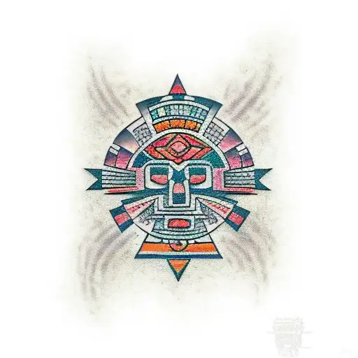 Aztec  tattoo design idea