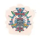 Aztec  tattoo design idea