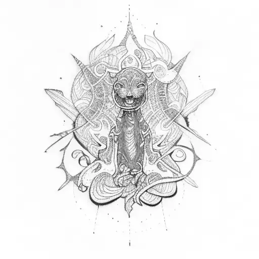 Ayahuasca  tattoo design idea