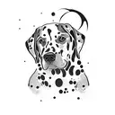 Dalmatian  tattoo design idea