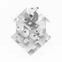 create a tattoo about technical analysis, cryptocurrencies, bar chart tattoo design idea