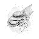 private jet tattoo design idea