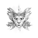 private jet tattoo design idea