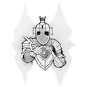 Chess knight tattoo design idea