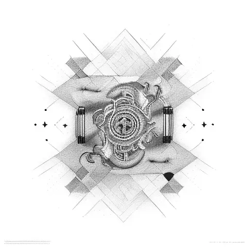 trust is the enemy  tattoo design idea