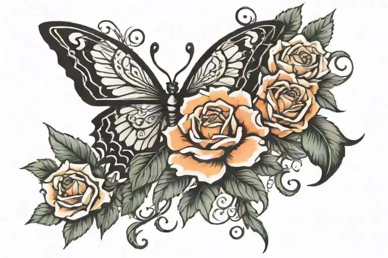 P R N A mix tattoo design combining tattoo design idea