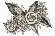 P R N A mix tattoo design combining tattoo design idea