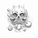 acta non verba latin tattoo design idea