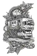 millwright/ rv traveler exploring tattoo design idea