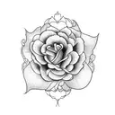 Flowers march tattoo design idea
